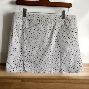 Kate Park Patriotic Red White‎ Blue Stars Skort Size PM